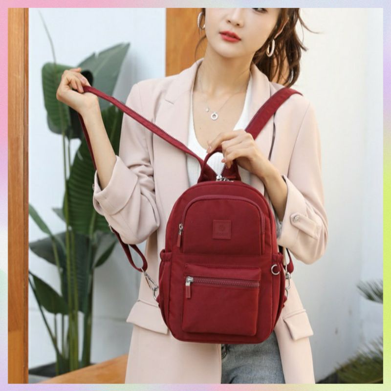 Tas ransel SUOYATE 282 Original produk tas ransel wanita nilon waterproof ransel import