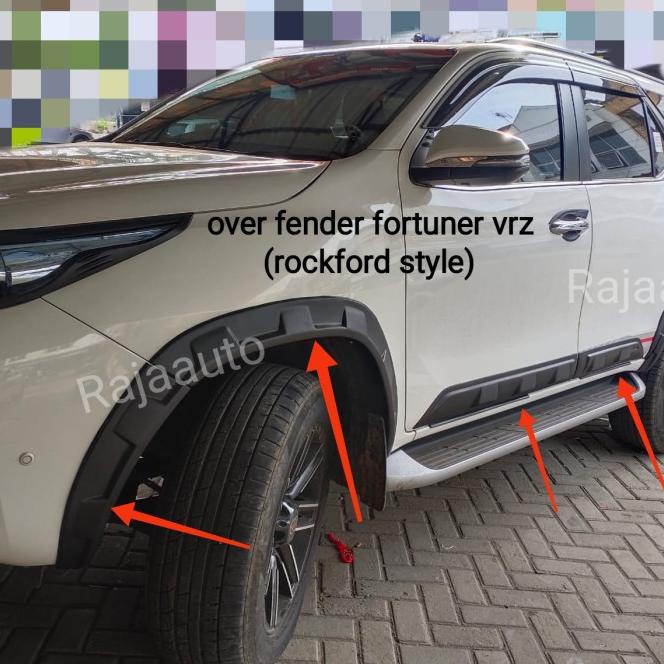 Over Fender Bodykit Fortuner Vrz ( Plastik )