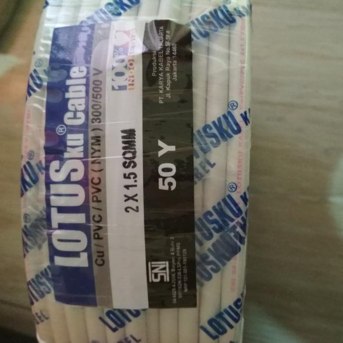 Kabel NYM 2x1.5 @50m LOTUS SNI