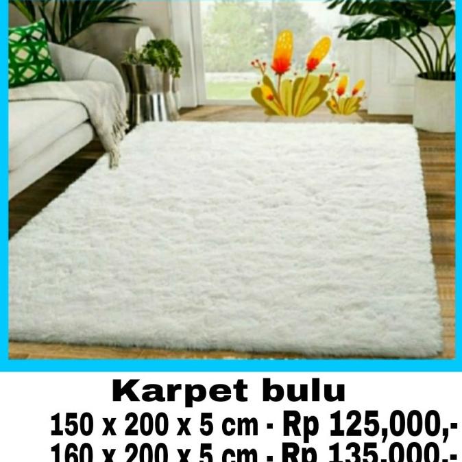 Karpet bulu rasfur, 150 x 200 cm