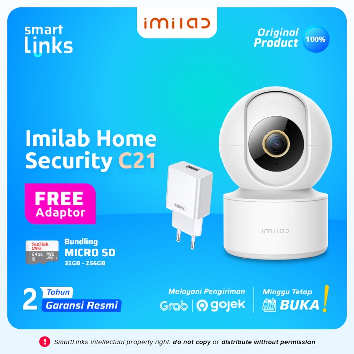 Imilab C21 Home Security Camera 2.5K Night Vision 360 IP Camera CCTV