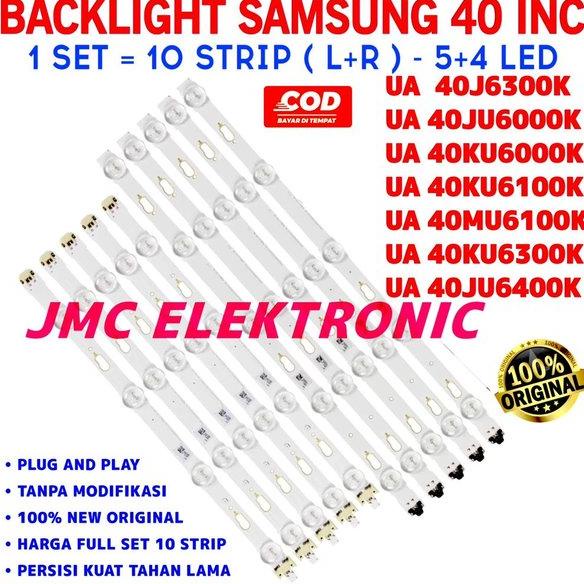 BACKLIGHT TV LED SAMSUNG 40 INC UA40KU6000 UA40MU6100 UA40KU6100 UA40KU6300 UA40J6300 UA-40MU6100 40