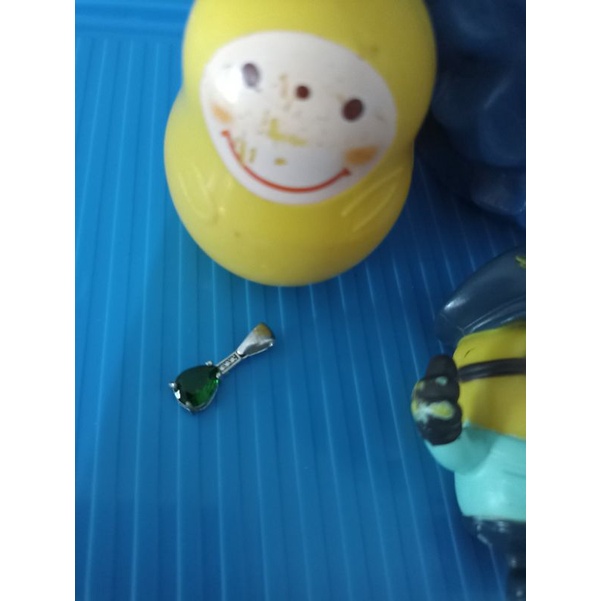 Liontin Zamrud Silver 925  & kalung Prelove