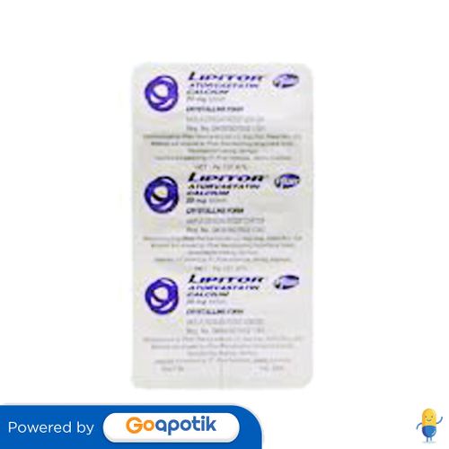 LIPITOR 20 MG BLISTER 10 TABLET