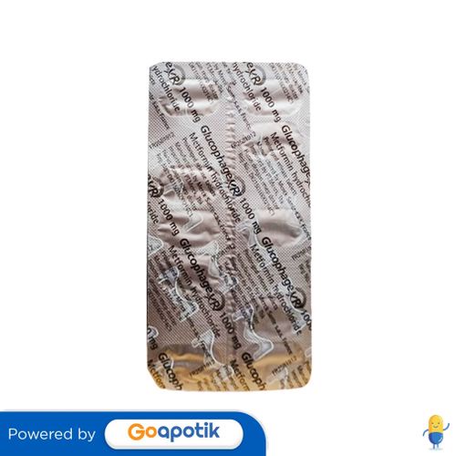 GLUCOPHAGE XR 1000 MG STRIP 10 TABLET