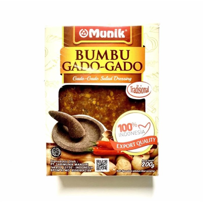 

Munik Bumbu Gado Gado 200gr