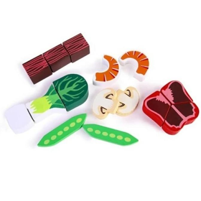 MUST HAVE MAINAN MASAKAN KAYU MELISSA & DOUG - POTONG BUAH SAYUR TERLARIS