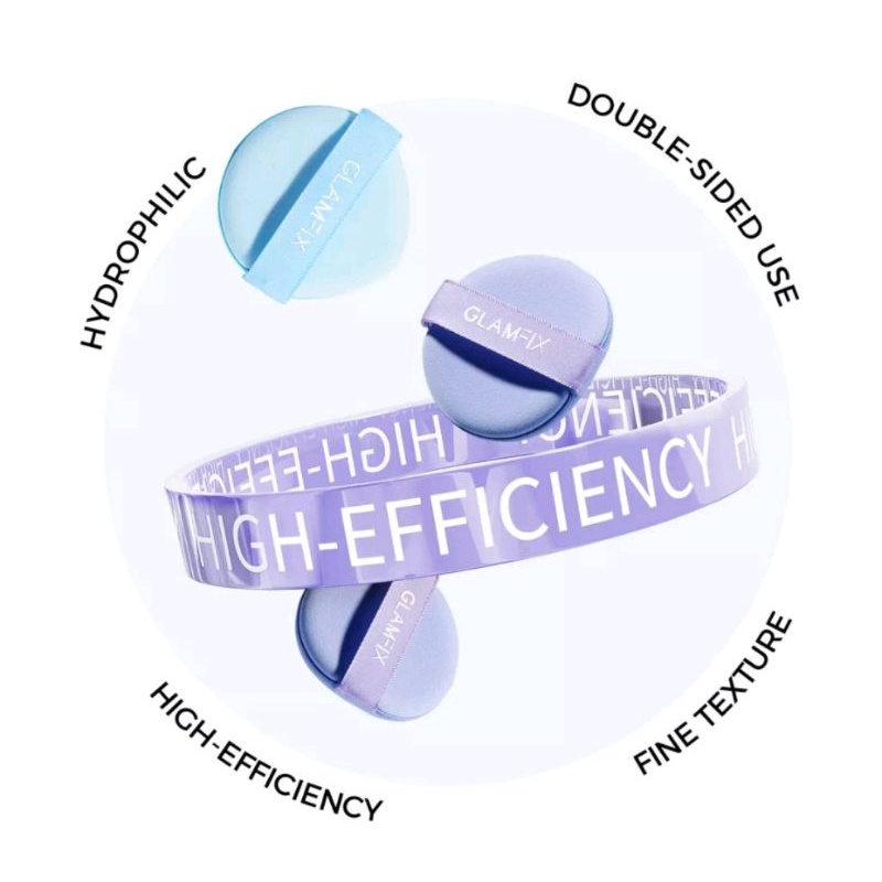 GLAMFIX Flawless Aircushion Puff isi 2 Glam Fix