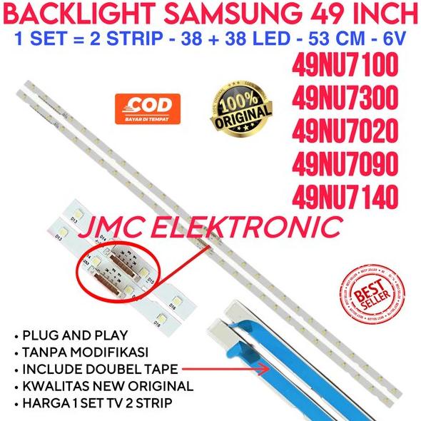 BACKLIGHT TV SAMSUNG UA49NU7100 UA49NU7090 UA49NU7300 UA49NU7020 UA49NU7140 UA-49NU7100 UA-49NU7090 