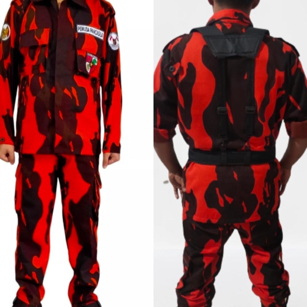 6.6 Pdl/Setelan/Kameja Pemuda Pancasila Kameja Loreng Terbaru 2023 Bisa Bayar Di Tempat (Cod} Kameja