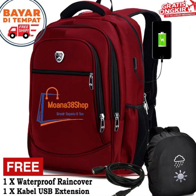 Laris Tas Ransel Pria Terbaru Dewasa Remaja Kerja Seminar Punggung Laptop Primium Original Polo Back