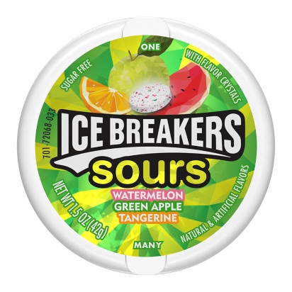 

ICE BREAKERS SOURS CANDY 2 VARIANTS 42gr