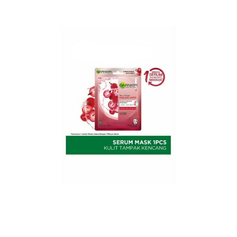 Garnier Serum Mask Ageless White GrapeSeeds 2X28G