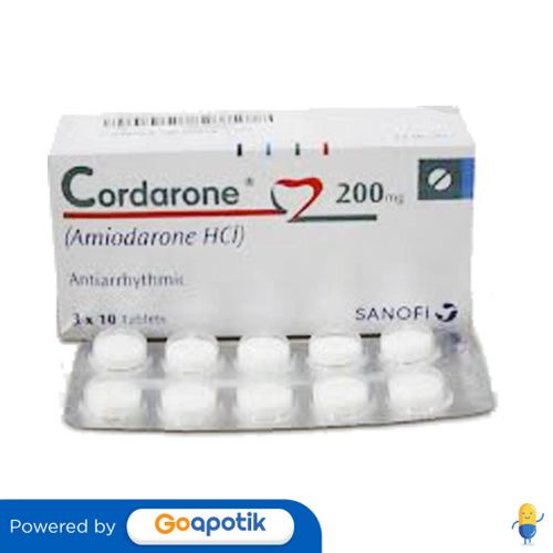 CORDARONE 200 MG BOX 30 TABLET