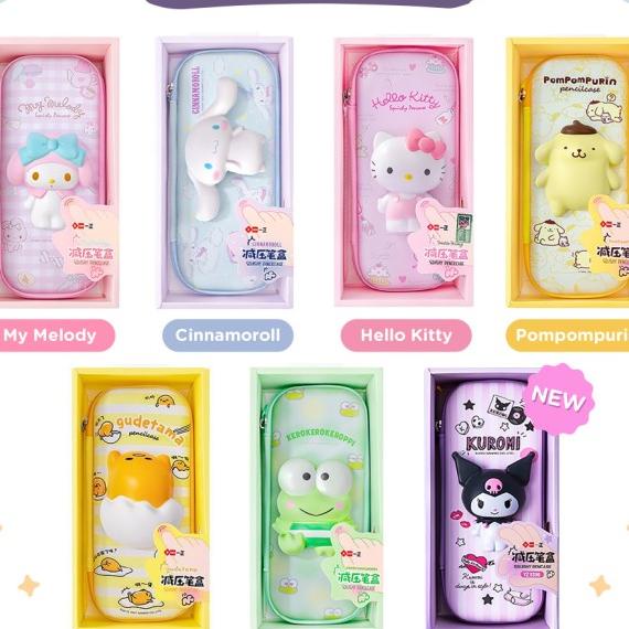 

TOKKADO Sanrio Squishy Pencil Case Kotak Pensil Anak Lucu