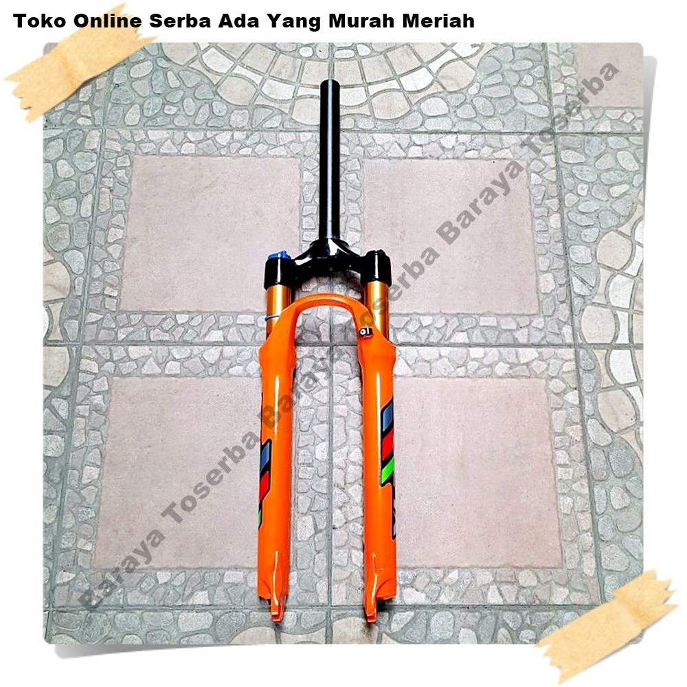 FORK SUSPENSI AIR XLR8 LOCK 27.5 120mm HITAM Sepeda Sparepart Termurah