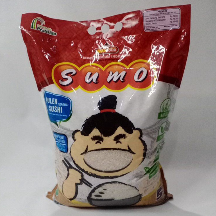 

>XC26619< BERAS SUMO PREMIUM 5 KG 5KG KEMASAN MERAH - BERAS SUMO MERAH 5KG