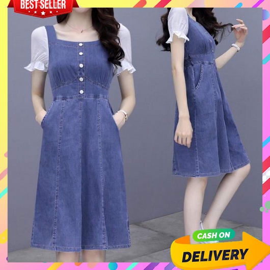 Dress Wanita Terbaru 2023 Korean Style Dewasa Dres Pendek Cewek Korea Import Baju Pesta Modern Pakai