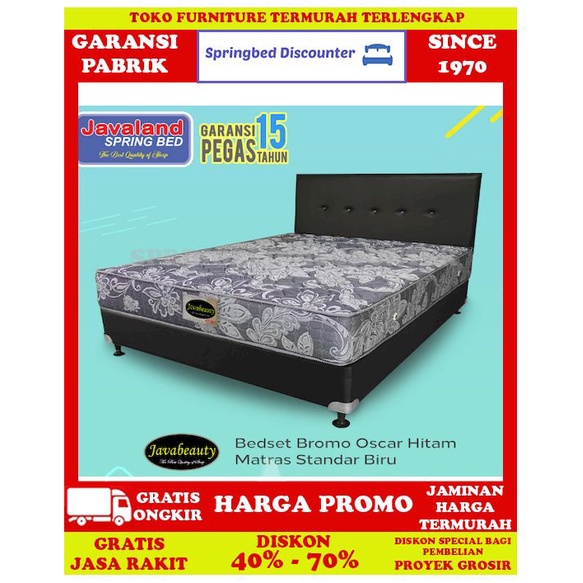 Springbed Spring Bed Kasur Javaland JavaBeauty 160x200 Komplit Set