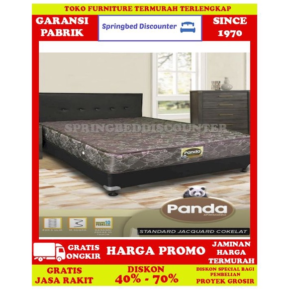 Springbed Spring Bed Kasur Javaland Panda Standard jqd Ckt160x200 Set