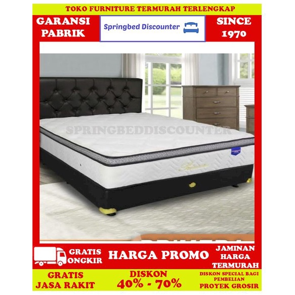 Springbed Spring Bed Kasur Javaland Primera Plushtop 120x200 Set