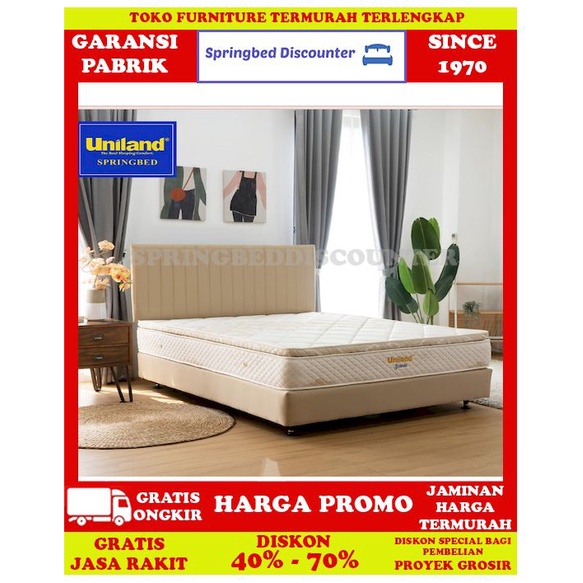Springbed Spring Bed Uniland Rivera Brilliant Firm Bg 180x200 Kasur Sj