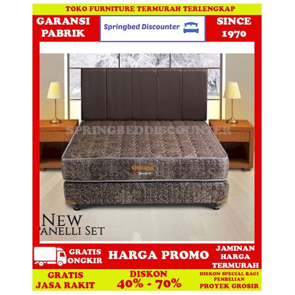 Springbed Spring Bed Kasur UNILAND New Standard NSCPanelli 120x200 Set