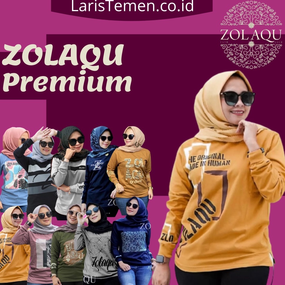 kaos zolaqu (01) baju kaos atasan zolaqu zolaku jolaku jolaqu senam olahraga original ori premium te