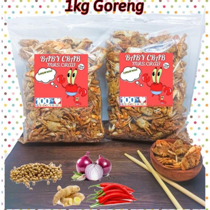 

BABY CRAB 1KG GORENG HALAL Promo