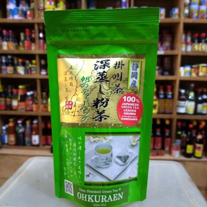 

Ohkuraen Green Tea Powder Morning Teabag/ Teh Hijau Celup 20*2gr