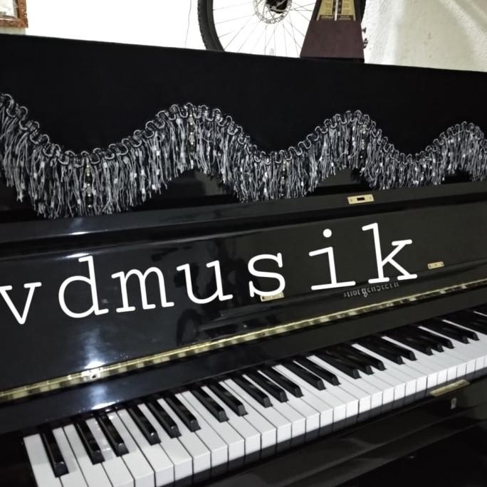 cover piano mewah tutup piano taplak piano