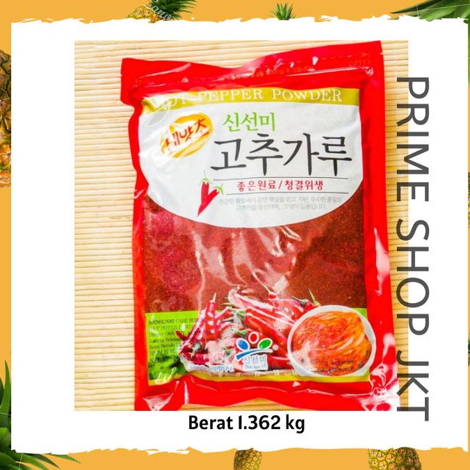 

Shinsumi Gochugaru Hot Pepper Powder (cabe bubuk kasar) 1.362 kg Korea