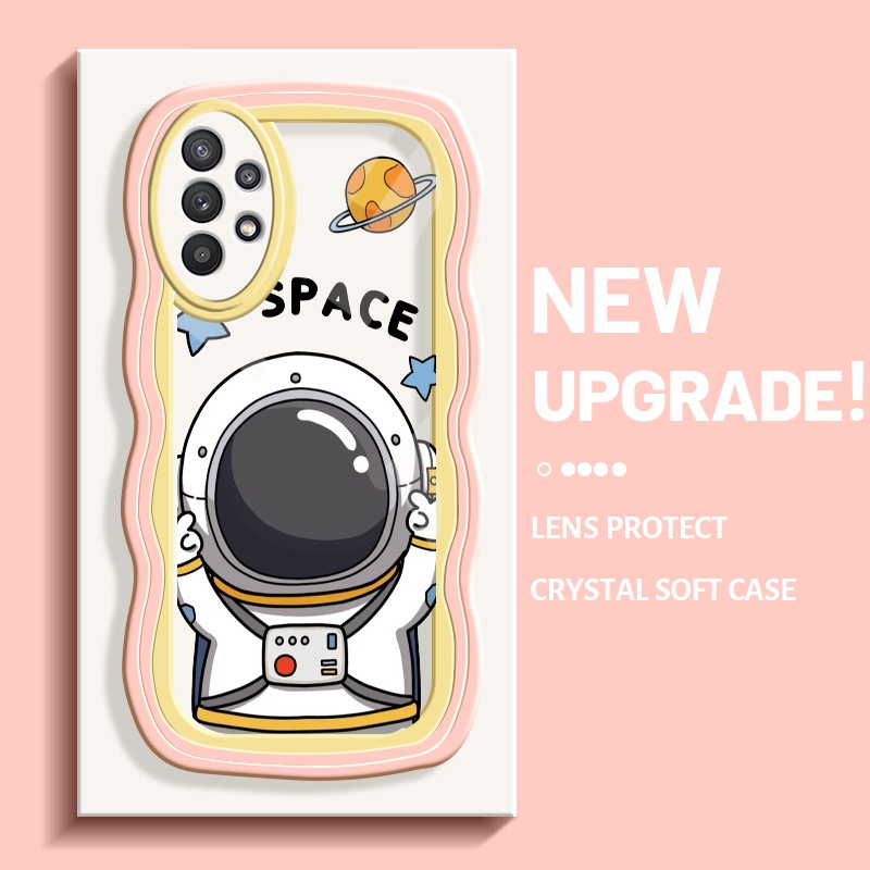 Casing Ponsel untuk Samsung galaxy A32 4G A32 5G A33 5G M32 5G Case dengan pola Star astronot HP bar