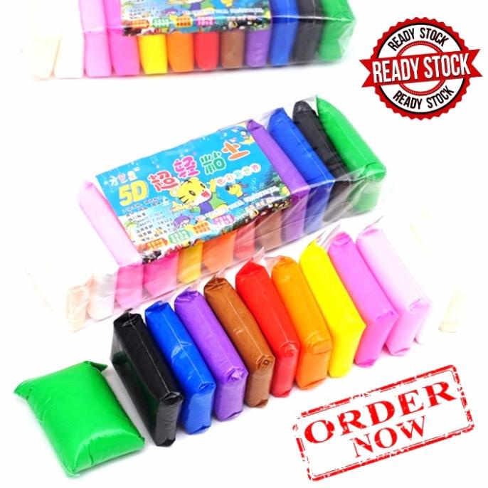 >*>*>*>*] mainan anak slime kley isi 12pcs