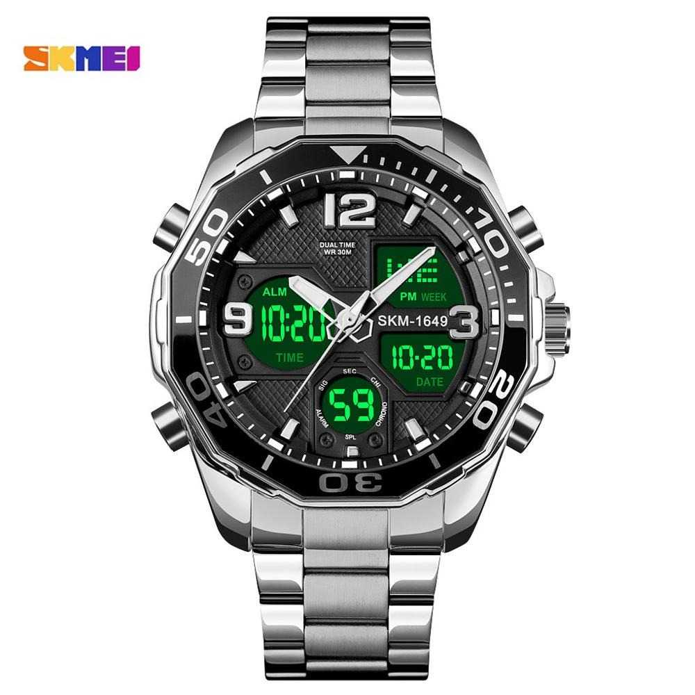 SKMEI Jam Tangan Analog Digital Pria Stainless Steel - 1649