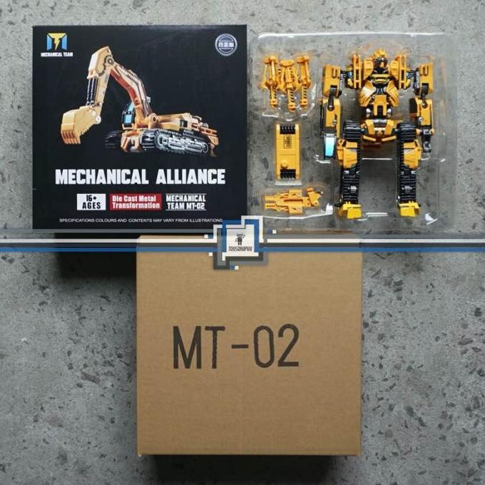 Mechanical Team MT-02 MT02 Transformers Devastator Scrapmetal Diecast