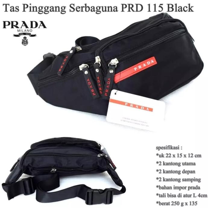 Tas Pinggang Pria Prada