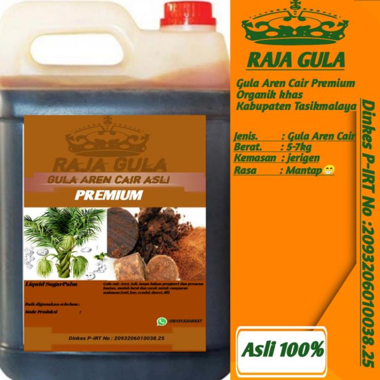 

gula aren cair organik premium 5-7 kg Best Seller