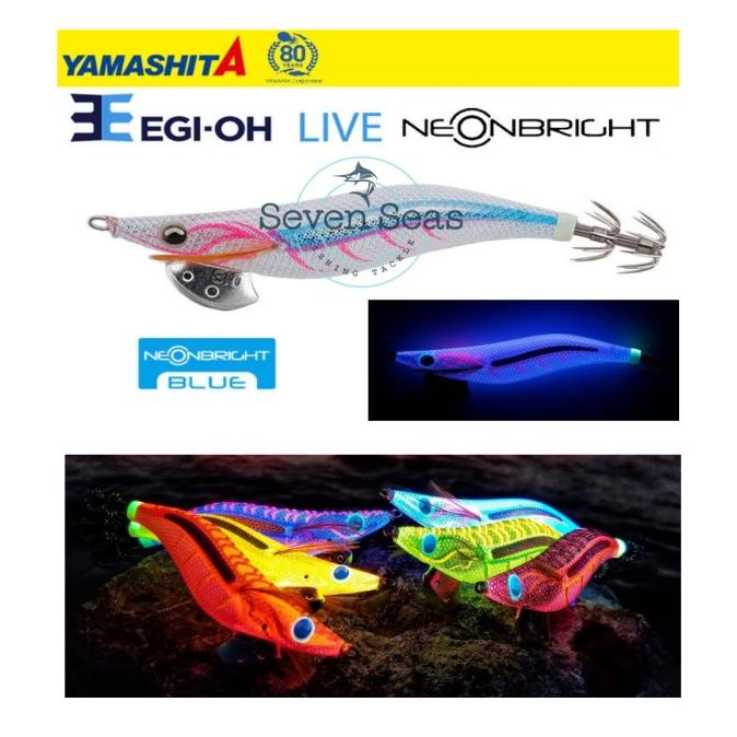 Yamashita Egi-OH Live Neon Bright 2.5 3.0 3.5 Egi Eging Umpan Cumi