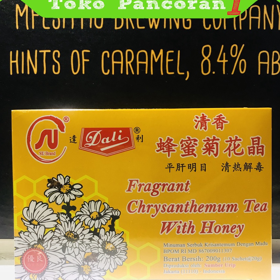 

✔️ DALI Chrysanthemum Tea With Honey SU Brand 200gr / Teh Kembang Putih Dengan Madu