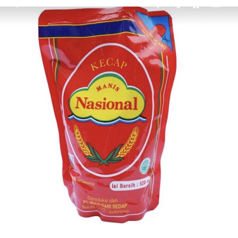 

Kecap Nasional 520ml (1pcs)