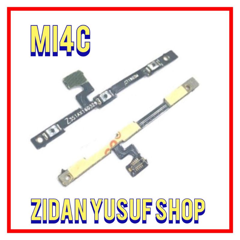 FLEXIBEL FLEXIBLE ON OFF XIAOMI MI4C POWER VOLUME