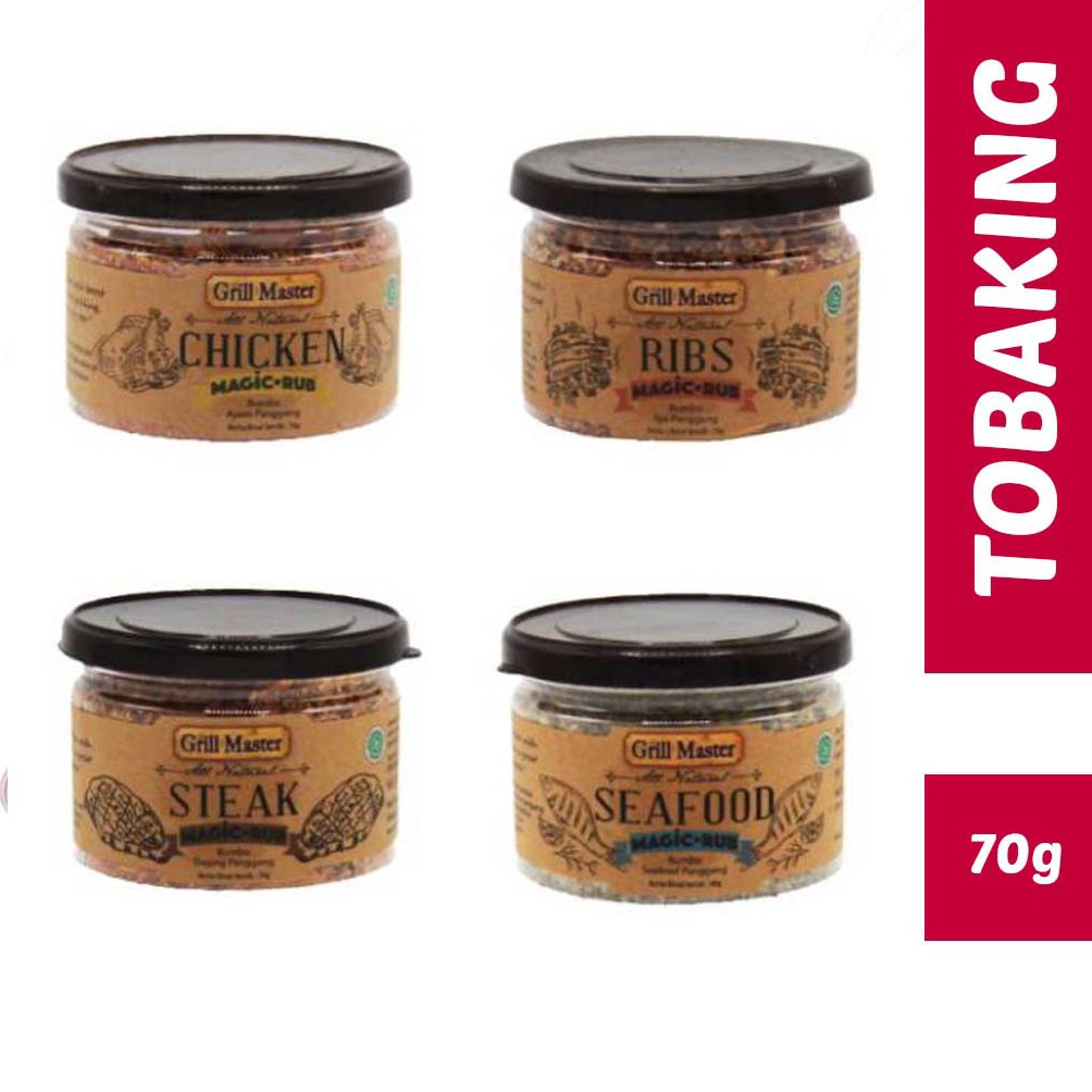 

Paling Sesuai.. Magic Rub Steak Jays Bumbu Rempah Alami Jay's Grill Master Marinasi 70gr PZZ