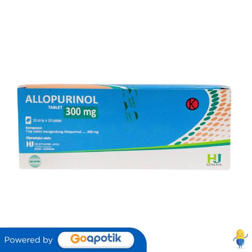 ALLOPURINOL HEXPHARM 300 MG BOX 100 TABLET