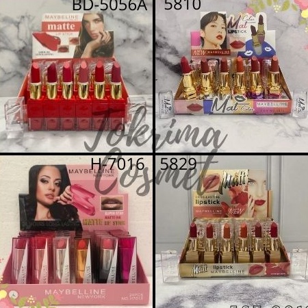 Original [LUSINAN] Lipstick Maybelline Matte. gas !!