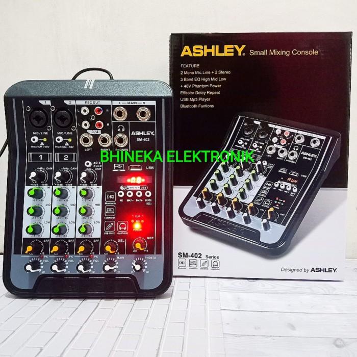 Terlaris Mixer Ashley Sm402 / Sm 402 Mixer 4 Channel Original