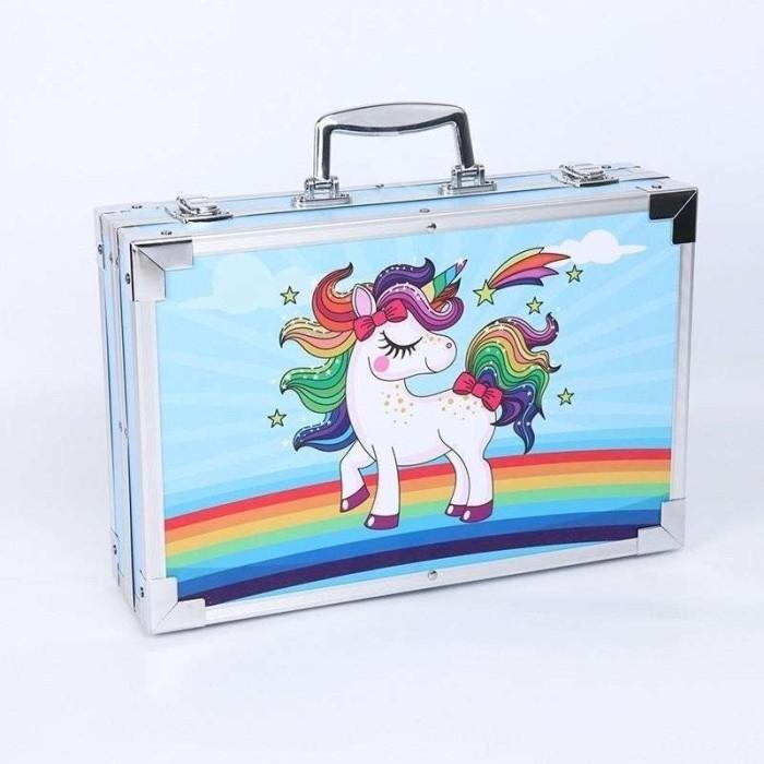 

Best Seller Art Set Art Menggambar Melukis Anak Kotak Koper Besi
