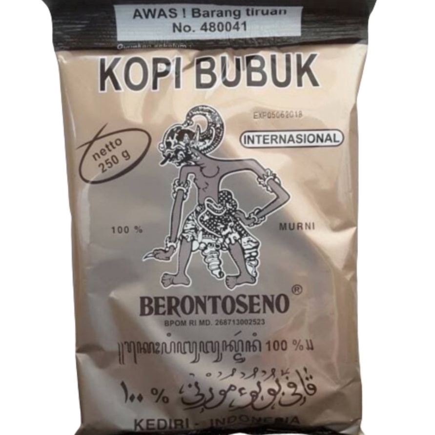 

Discount ✔️ Kopi Bubuk Berontoseno Internasional 250 gram - 100% Kopi Murni