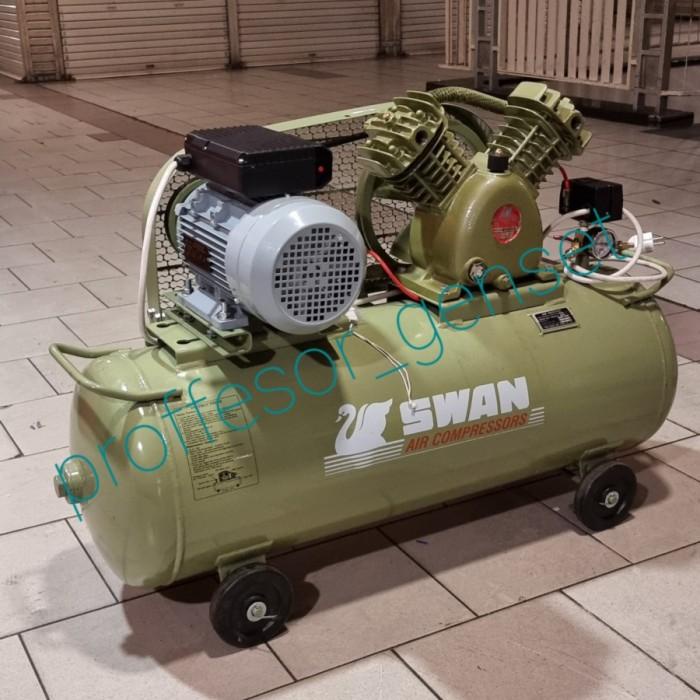 Kompr Kompresor Angin Swan 2 Hp ( Pk ) 2Hp Komplit Motor Svu 202 Compressor
