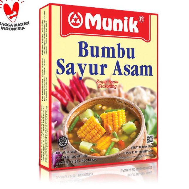 

Termurah ✅ Bumbu Munik Sayur Asem 180 Gram